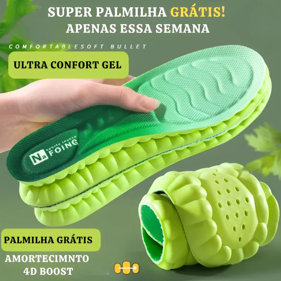 Tênis Ortopédico Confort Plus Calce Fácil + Palmilha Grátis